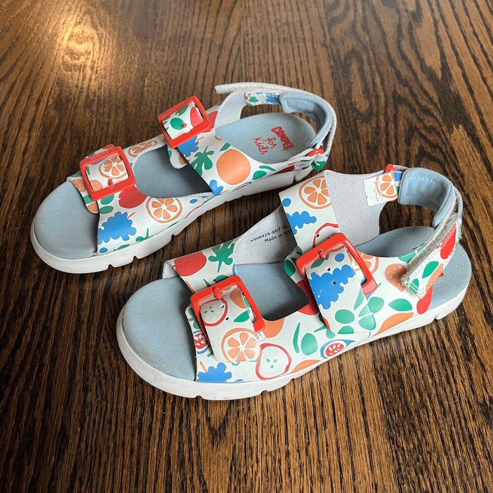 Camper Kids Oruga Multicolored Sandals (EU 32 US 13.5)